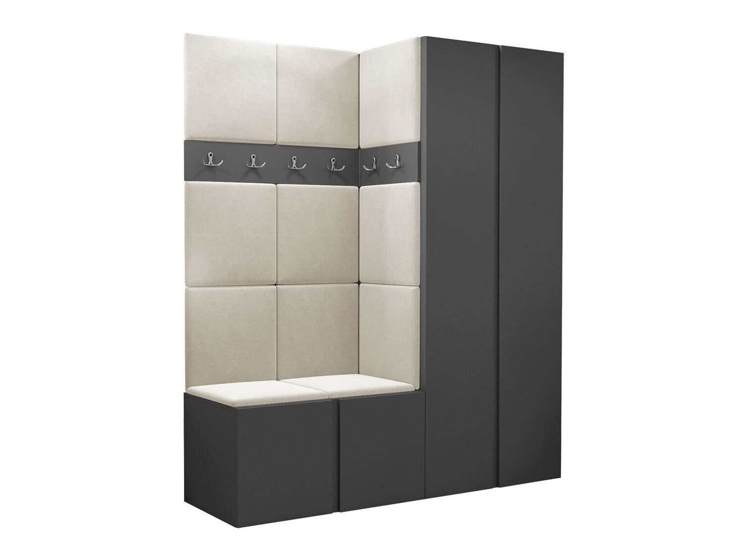 Set za hodnik Pinis III (Grafit)