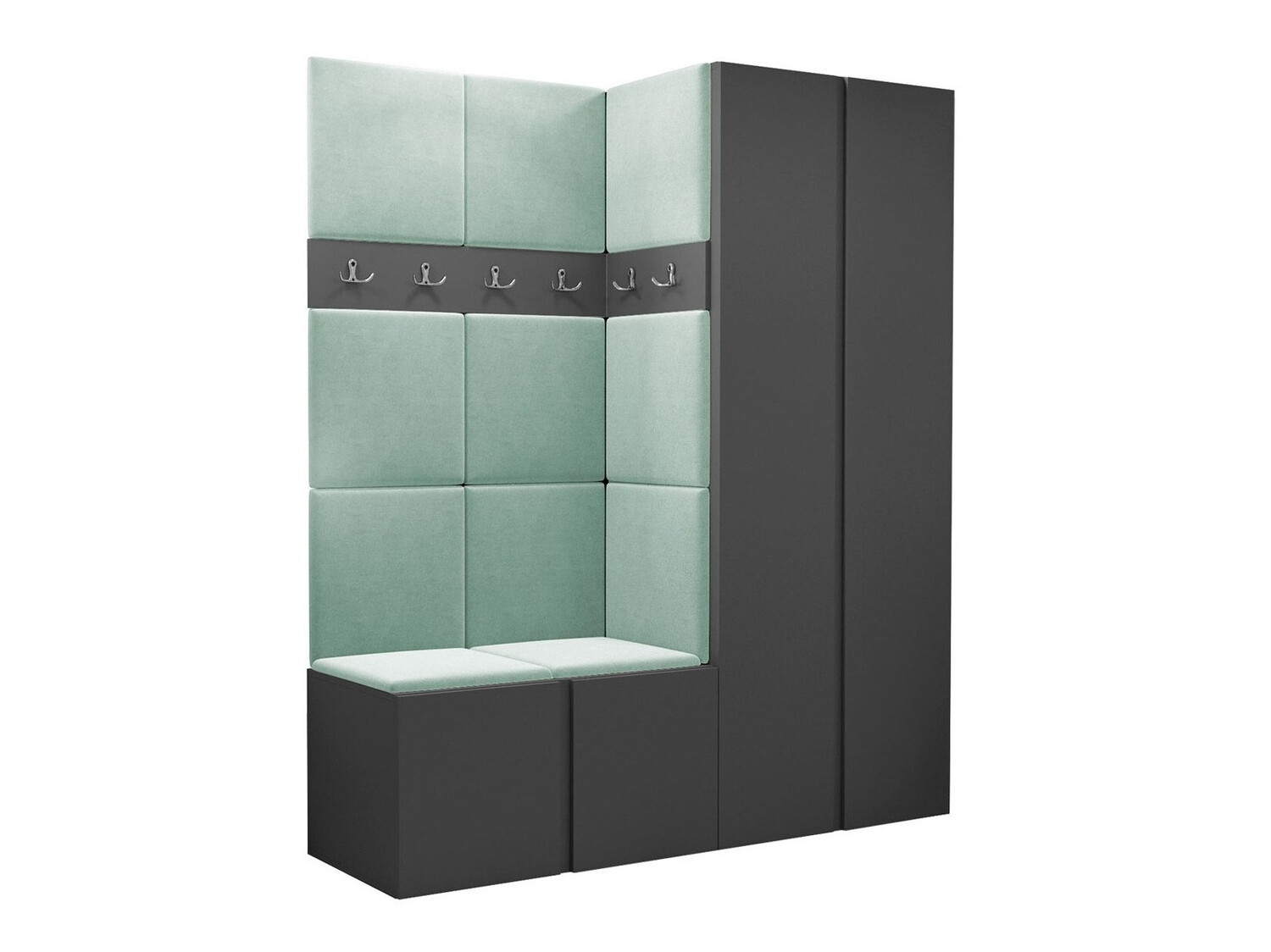 Set za hodnik Pinis III (Grafit)