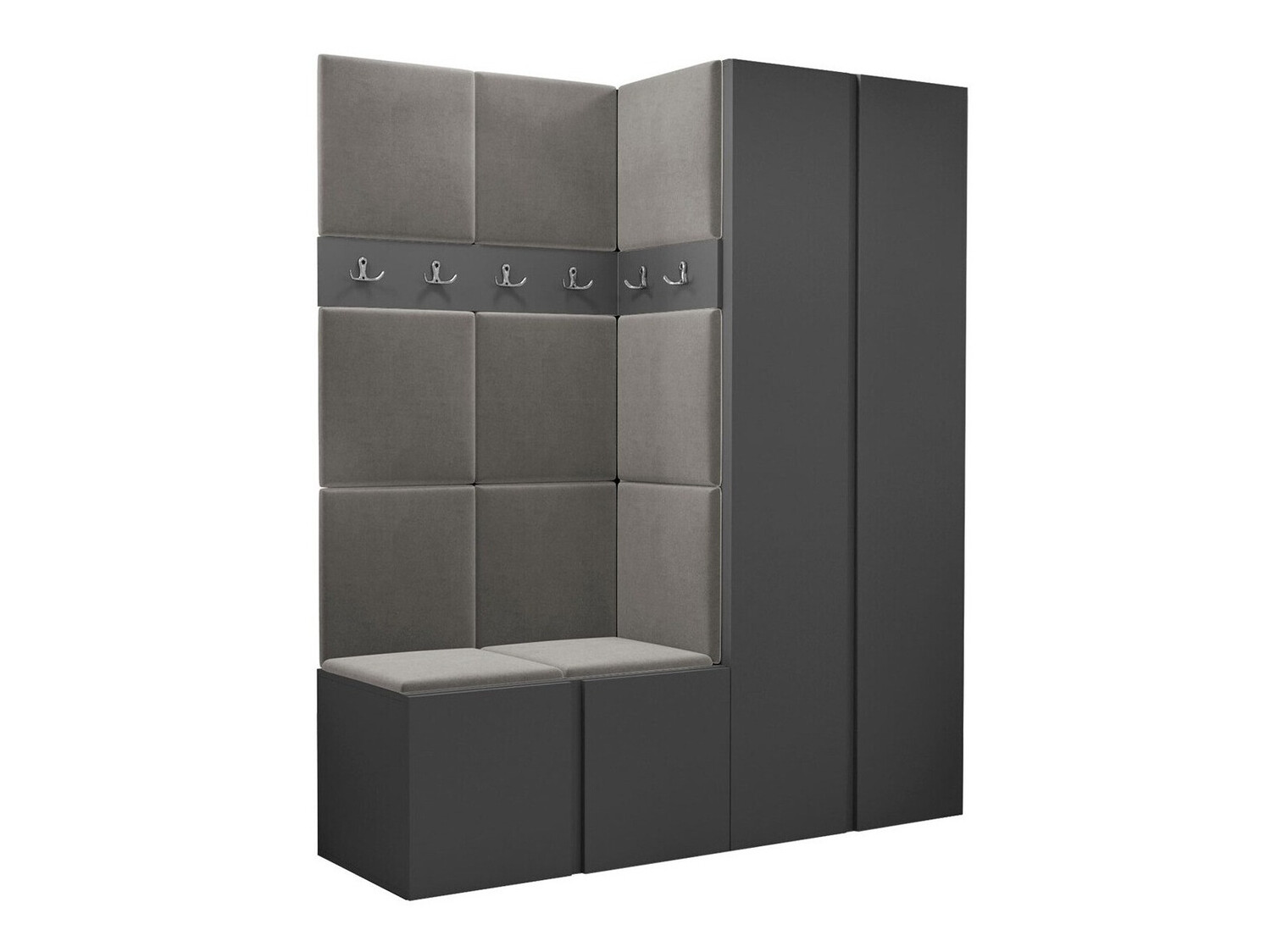 Set za hodnik Pinis III (Grafit)