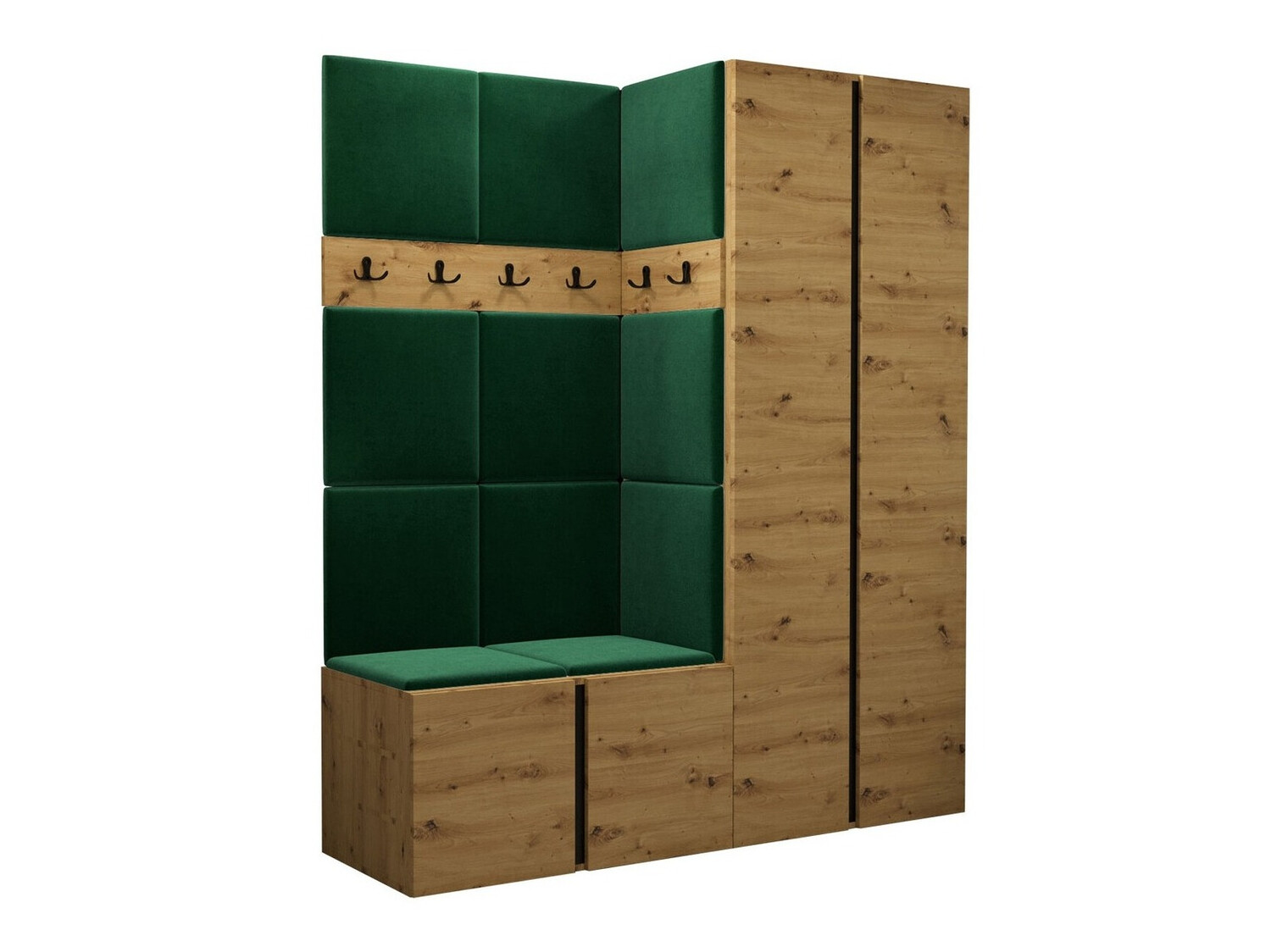 Set za hodnik Pinis III (Hrast Artisan)