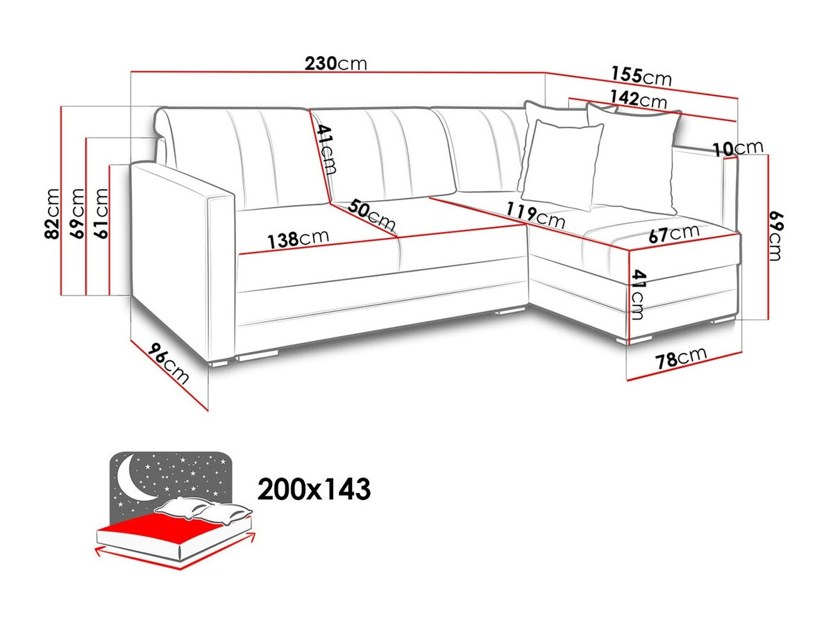 Kutna garnitura Edinburg 100 (Inari 96 + Cayenne 1115)