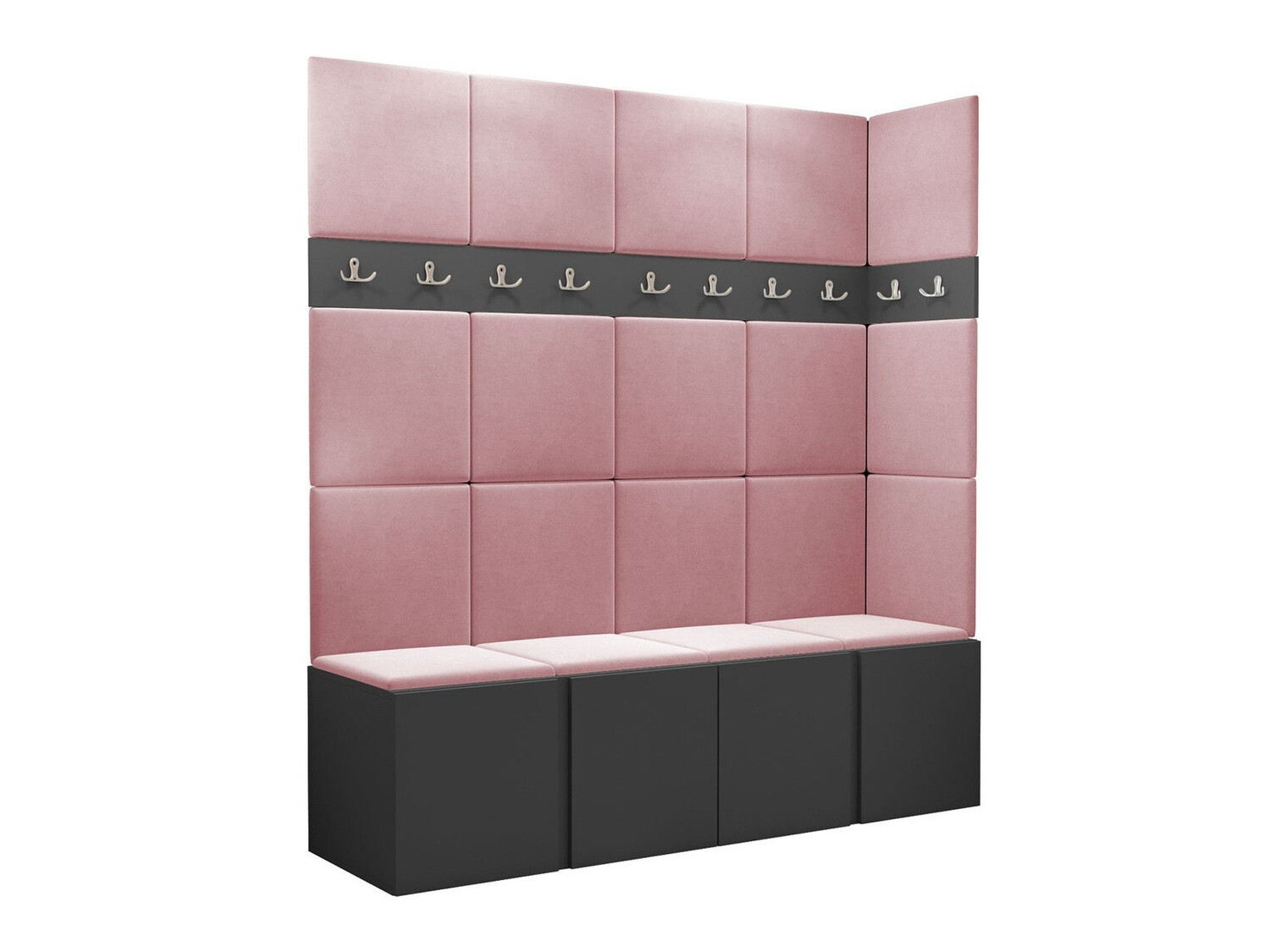 Set za hodnik Hartford 265 (Grafit)