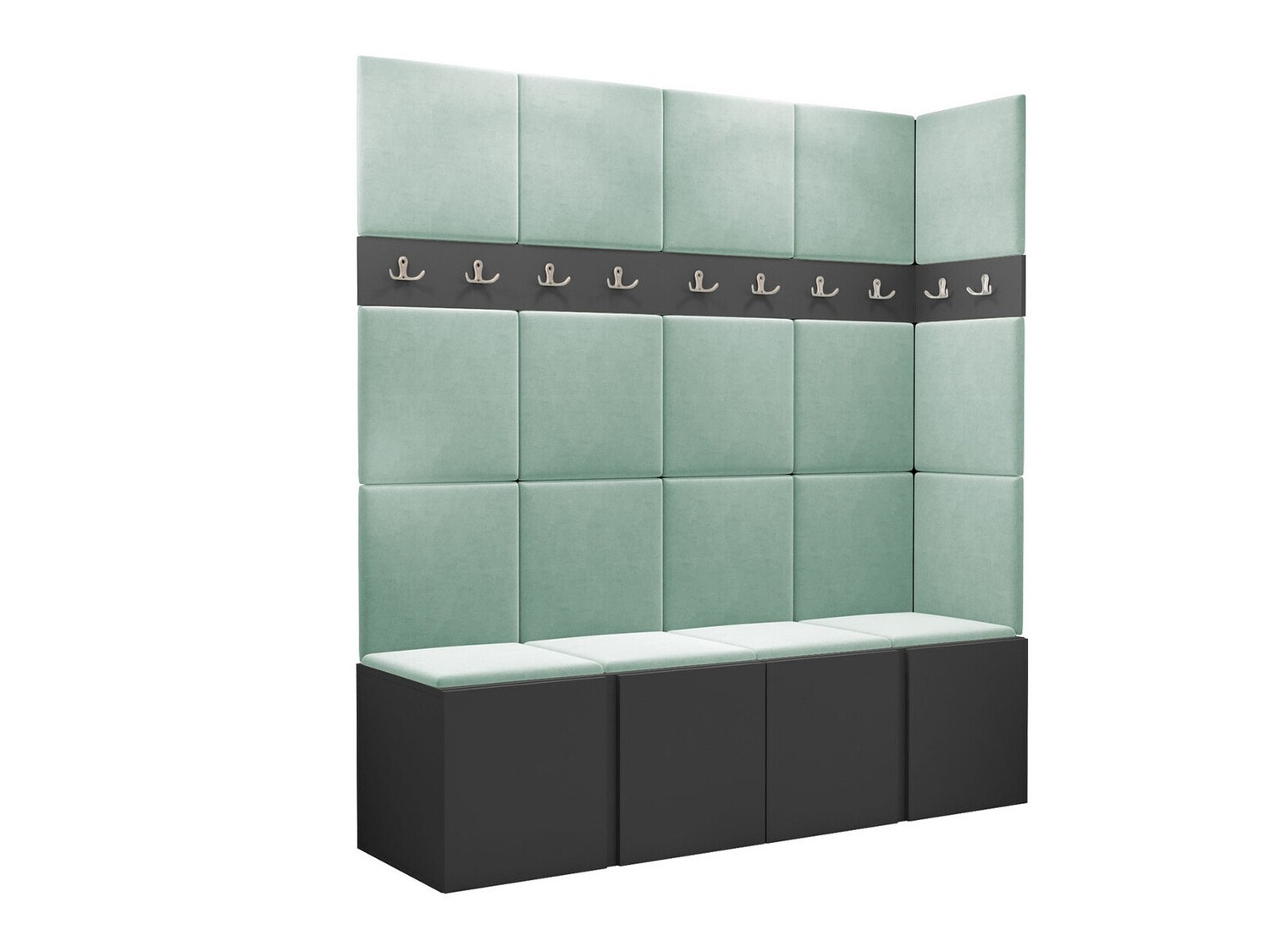 Set za hodnik Hartford 265 (Grafit)