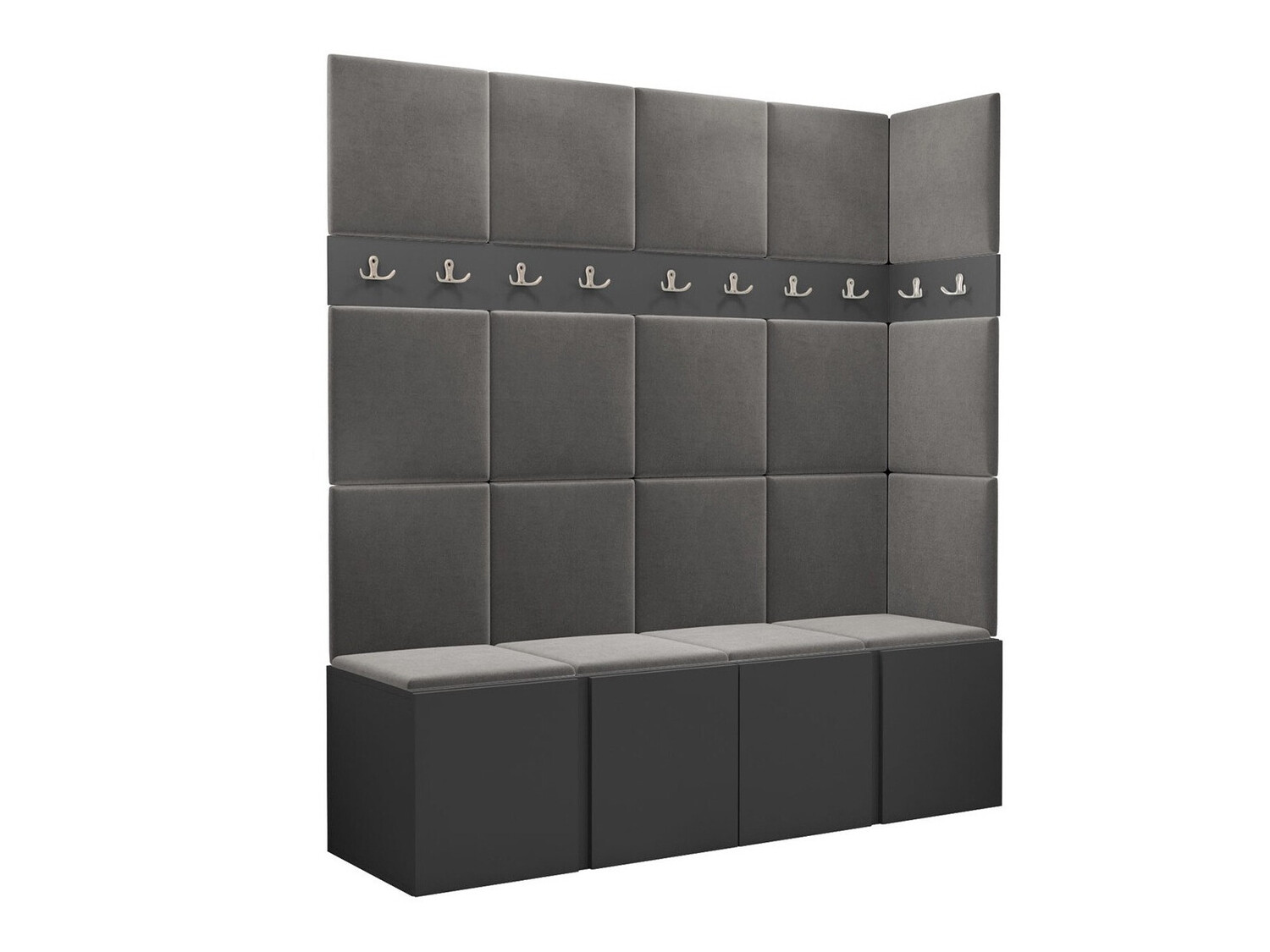 Set za hodnik Hartford 265 (Grafit)