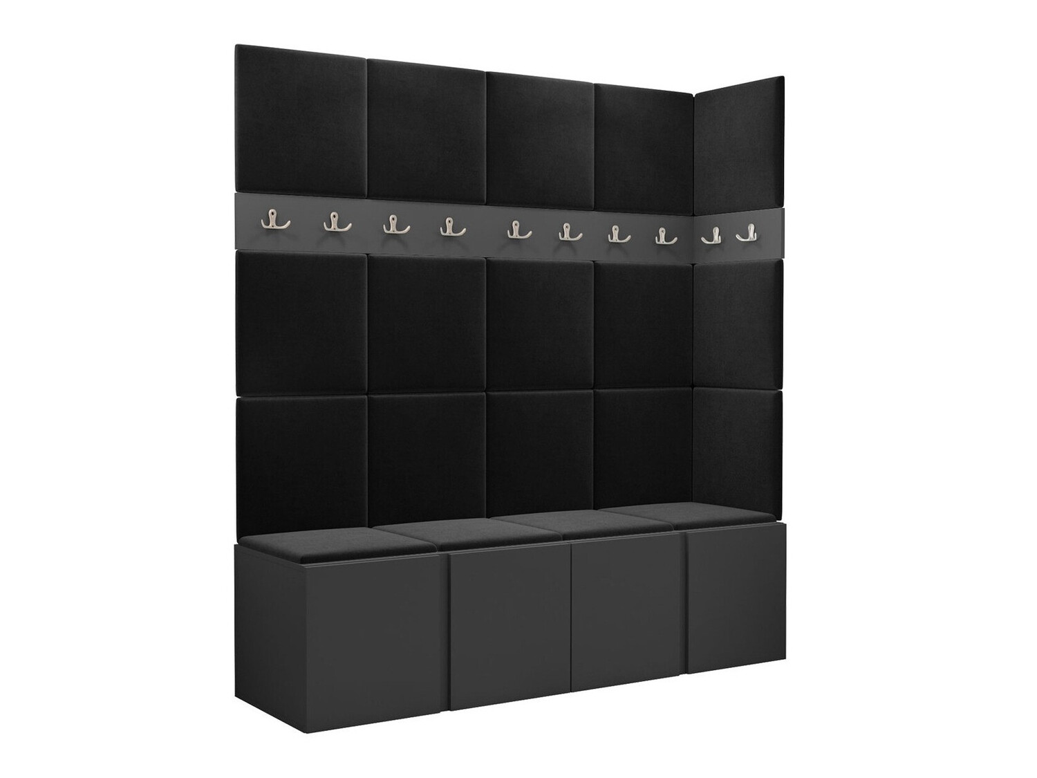 Set za hodnik Hartford 265 (Grafit)