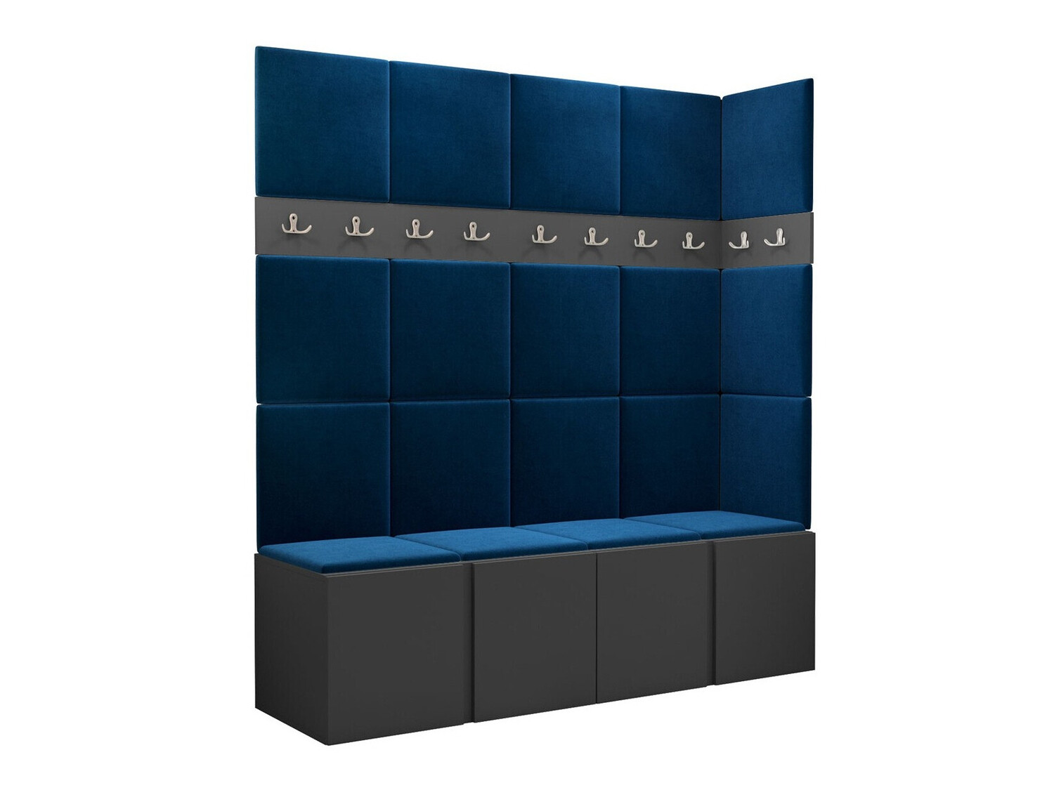 Set za hodnik Hartford 265 (Grafit)