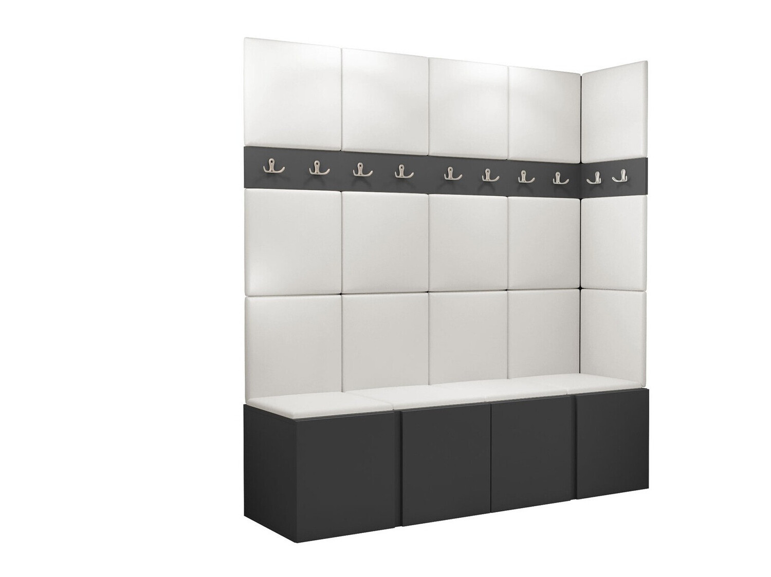 Set za hodnik Hartford 265 (Grafit)