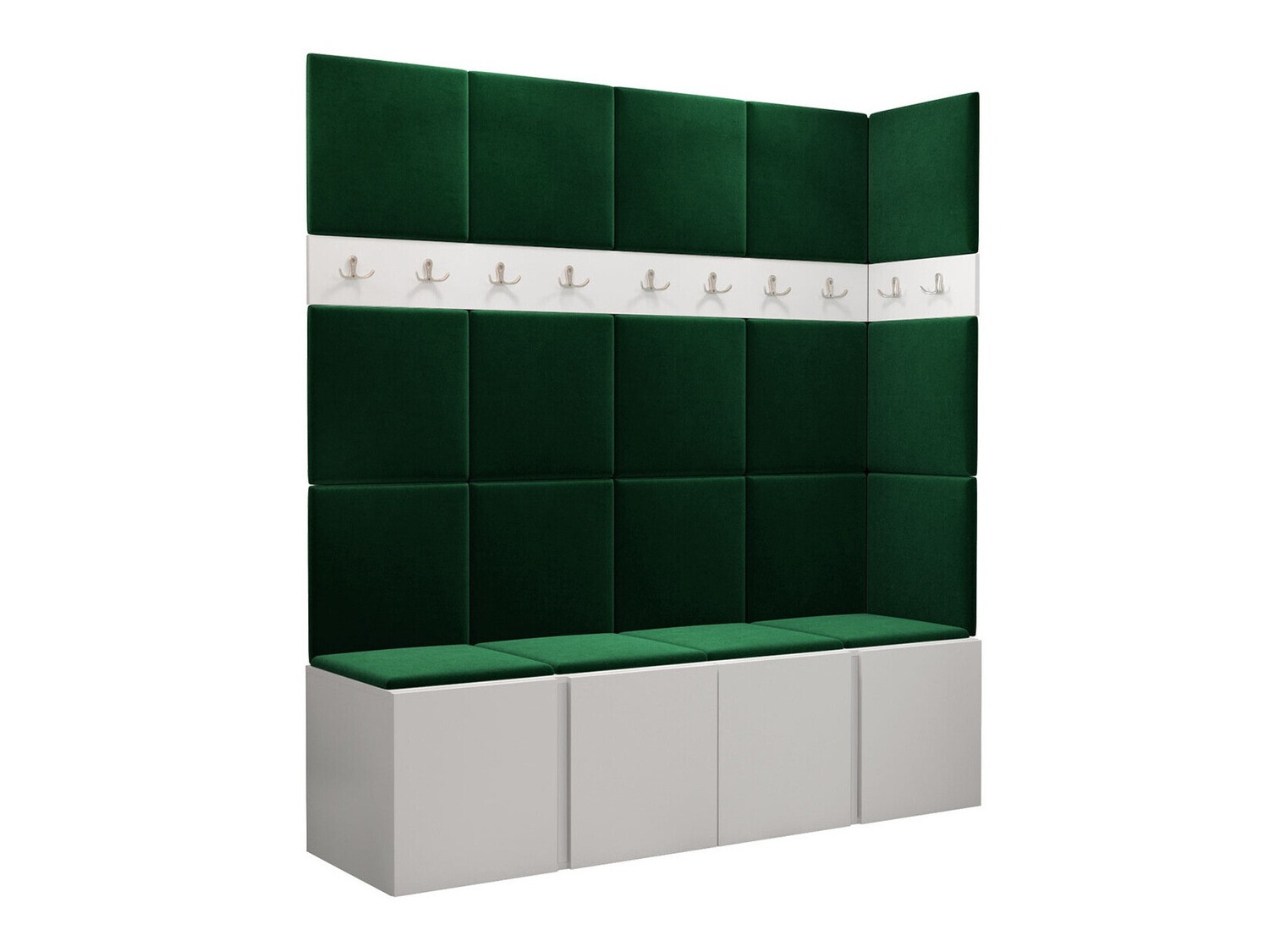 Set za hodnik Pinis II (Bijela)