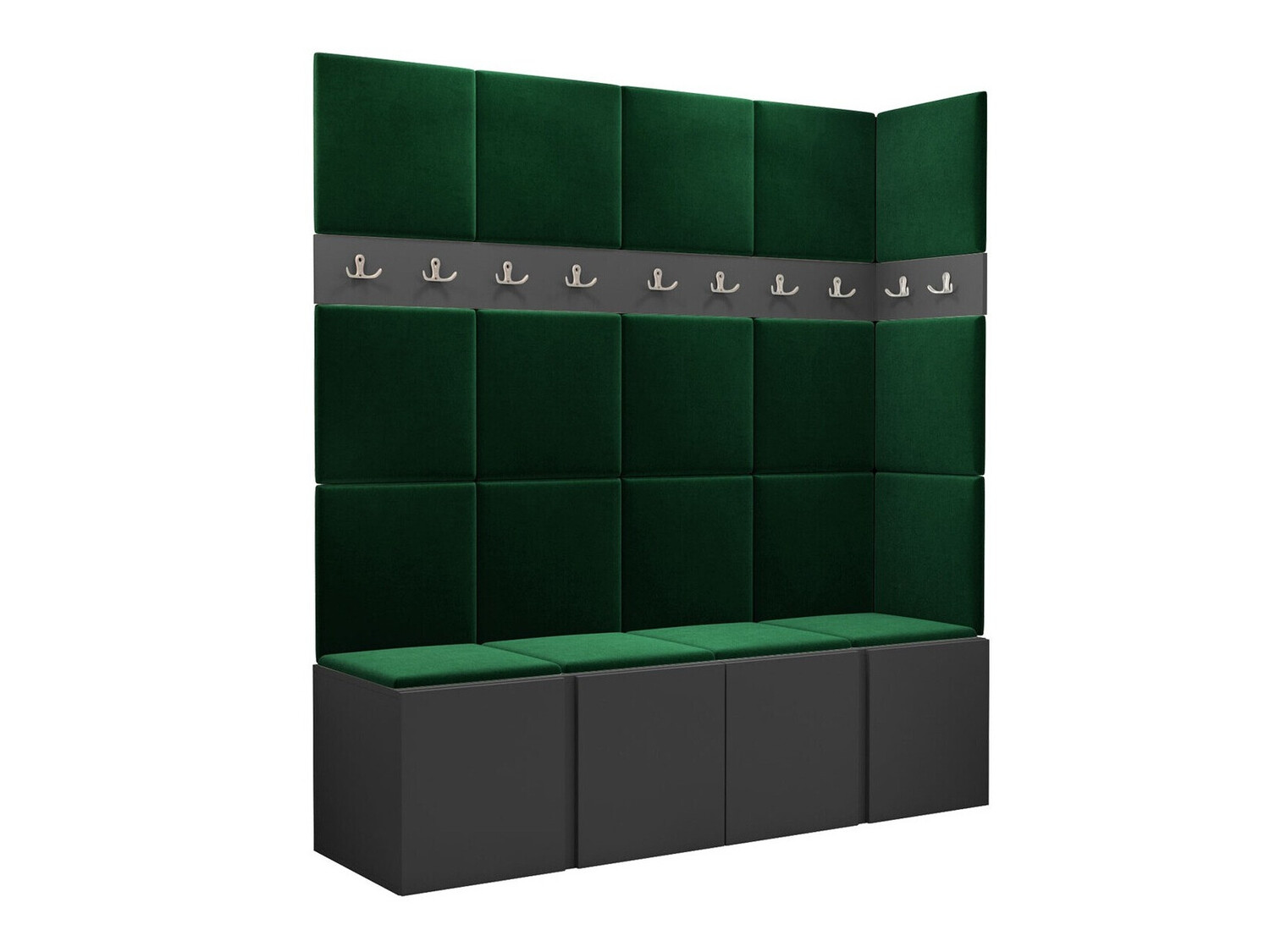 Set za hodnik Pinis II (Grafit)