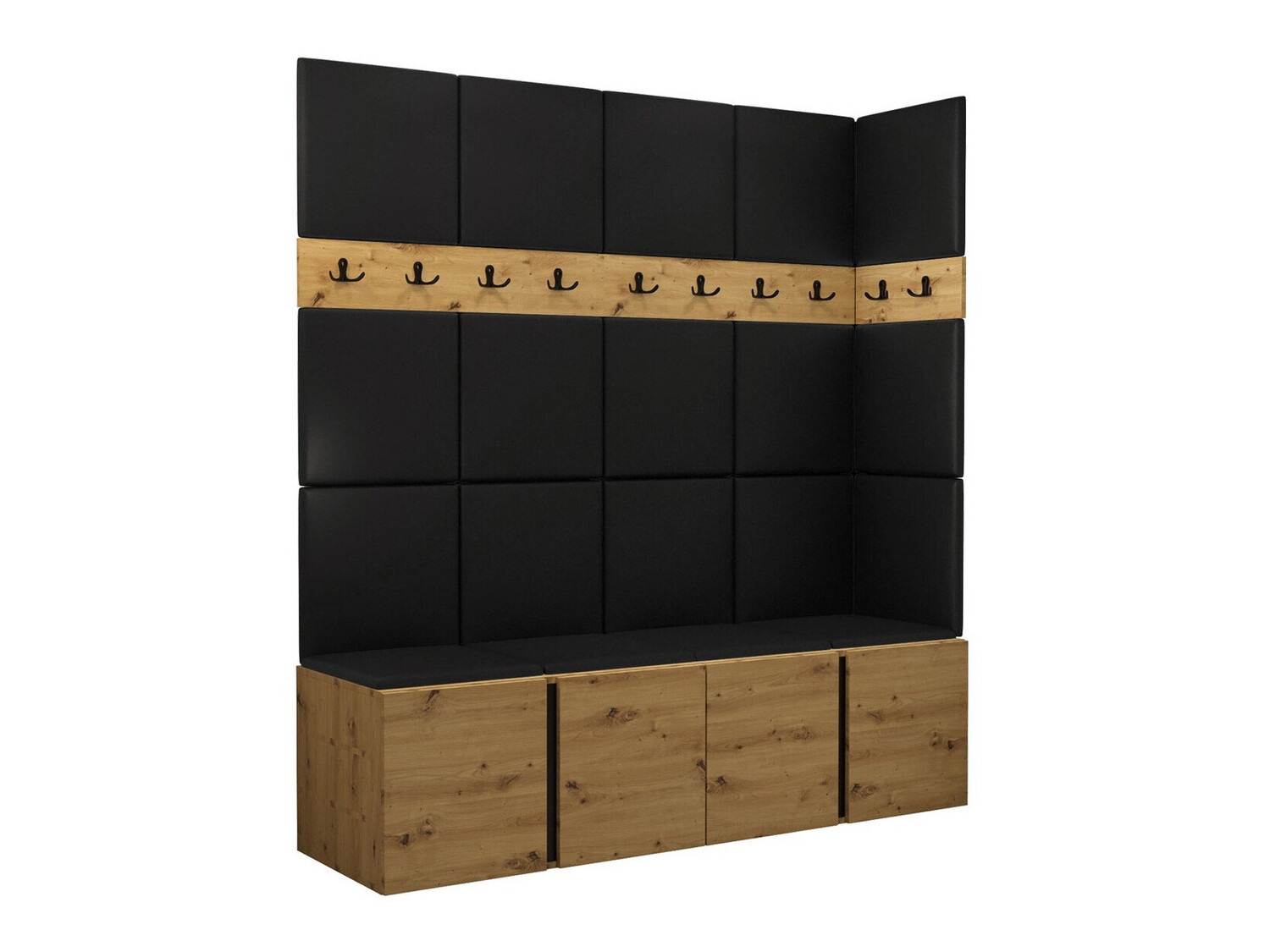 Set za hodnik Pinis II (Hrast Artisan)