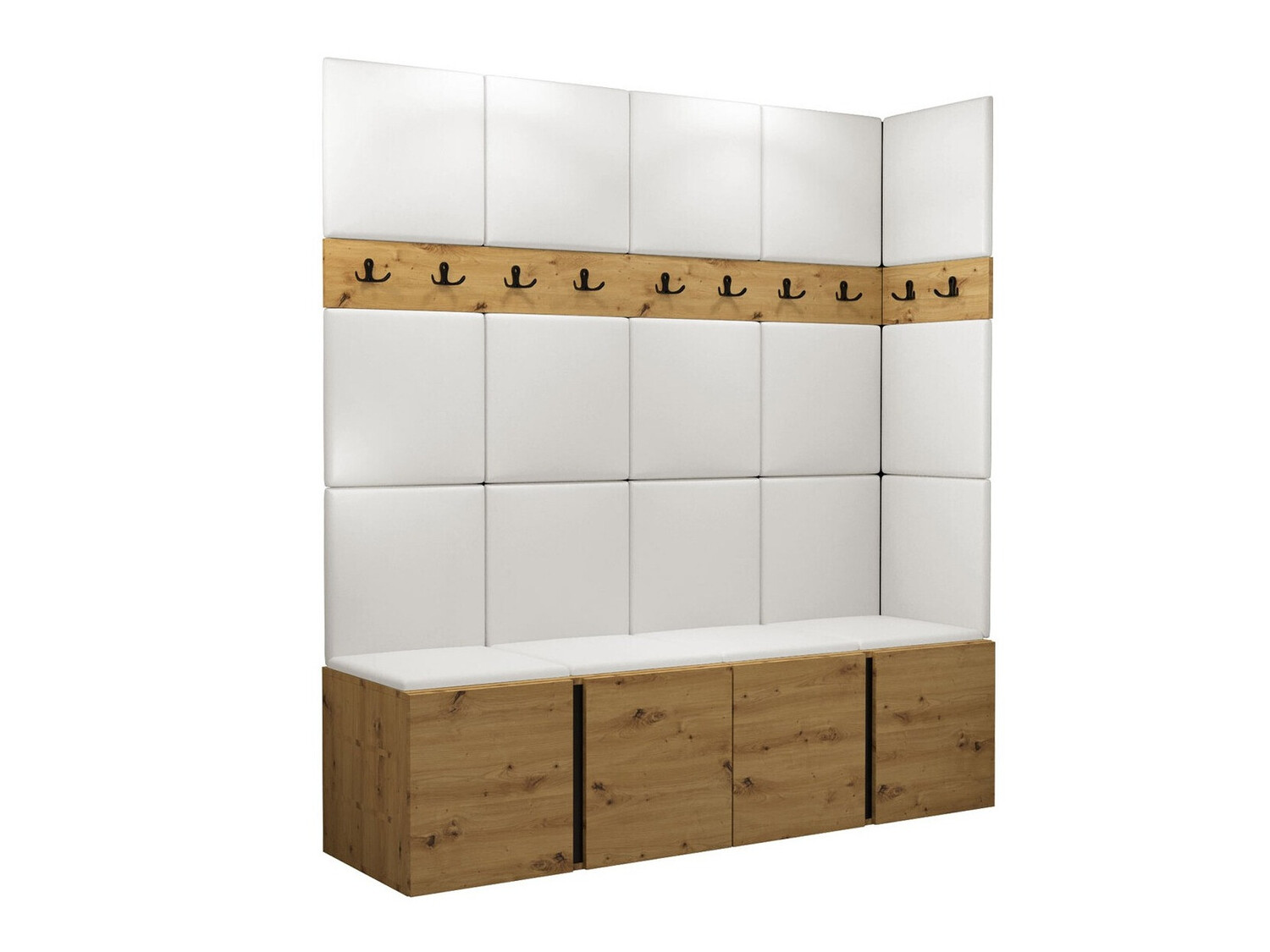 Set za hodnik Pinis II (Hrast Artisan)