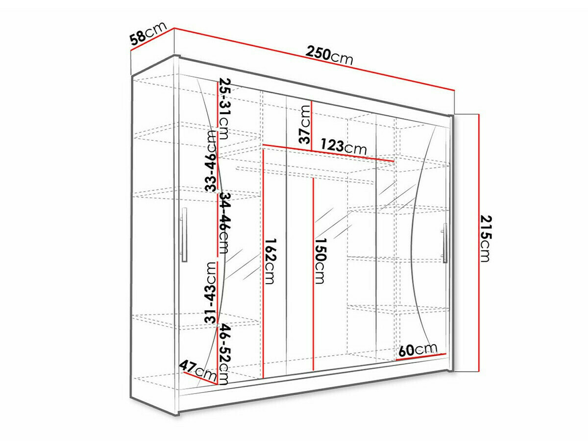 Ormar Closico 120 (Crna)