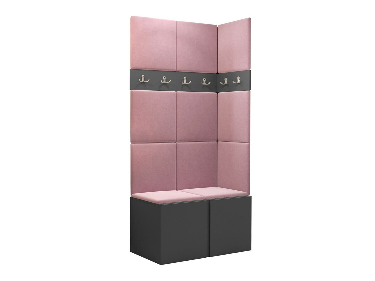 Set za hodnik Hartford 264 (Grafit)