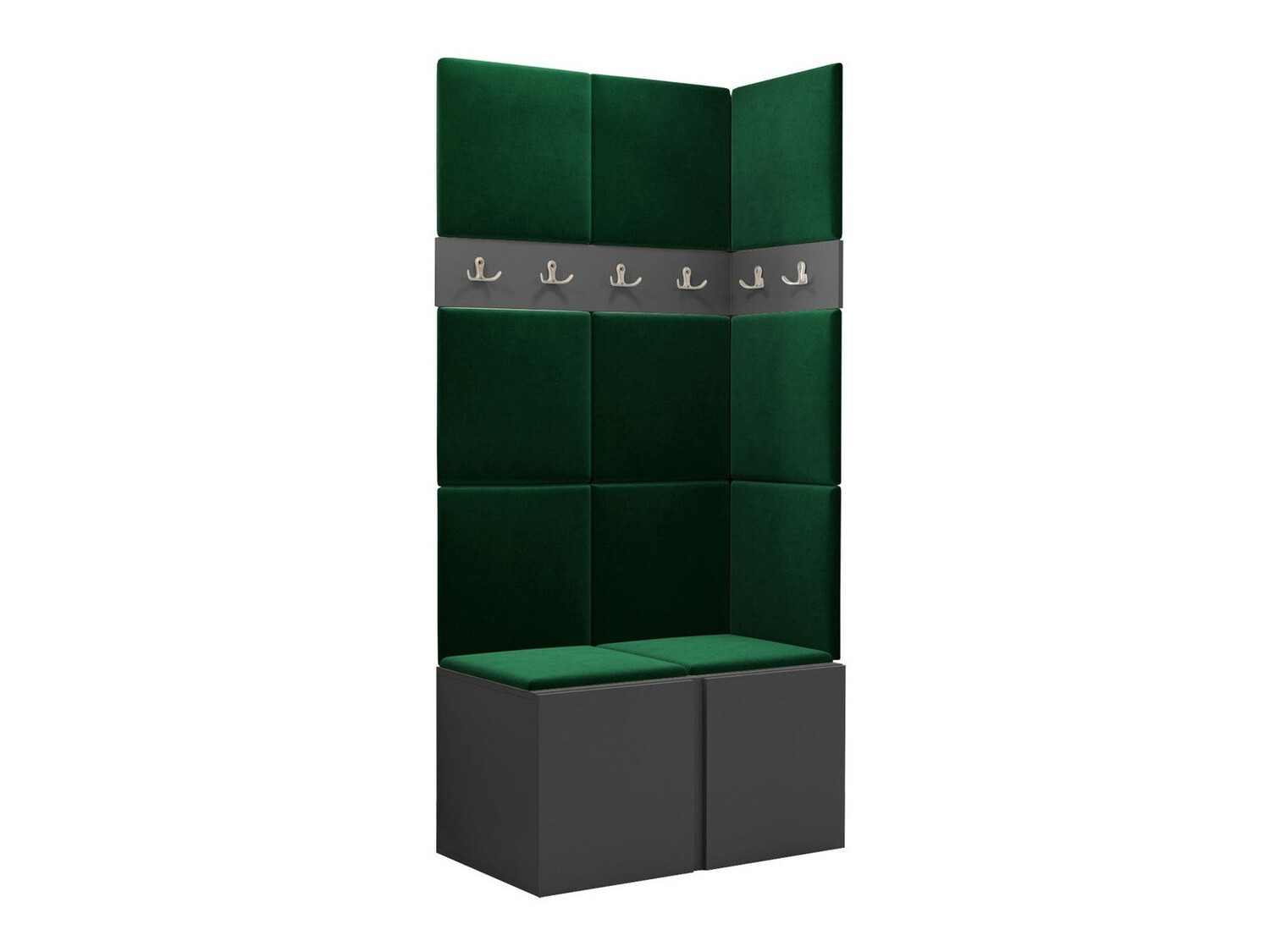 Set za hodnik Hartford 264 (Grafit)