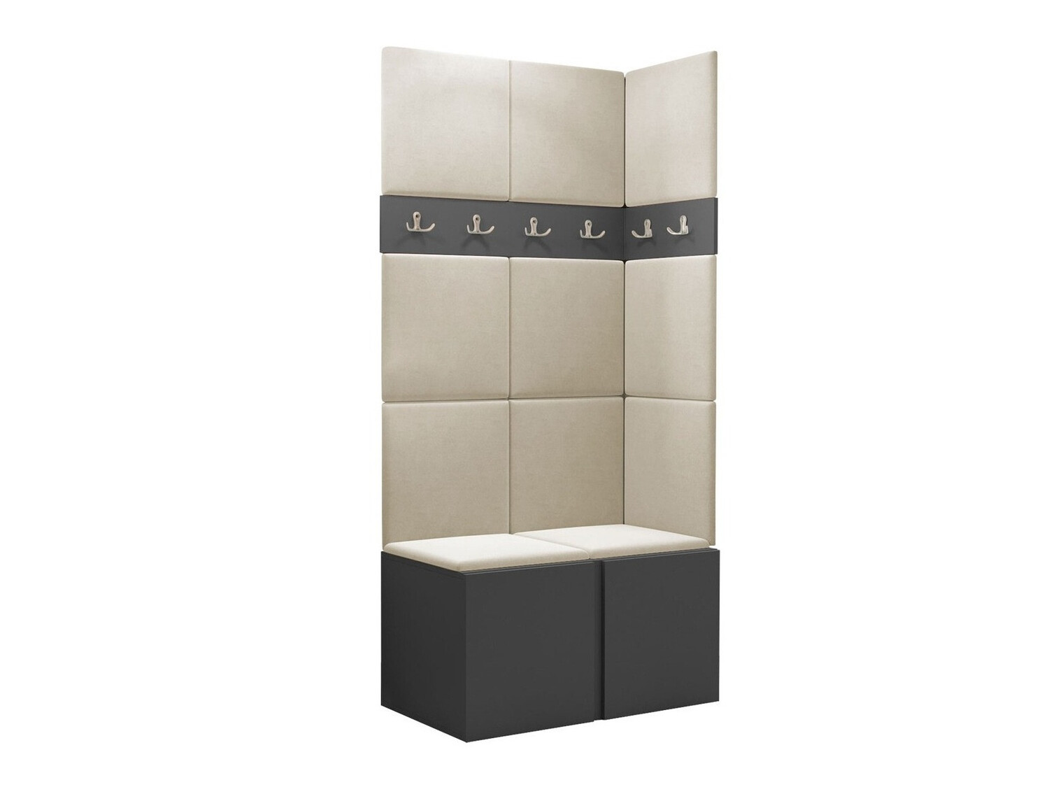 Set za hodnik Pinis I (Grafit)