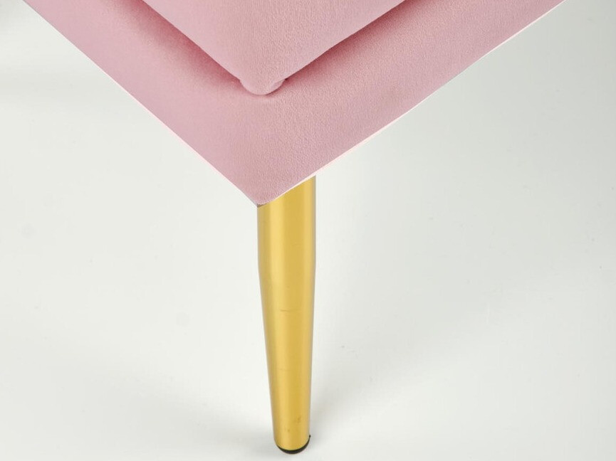 Tapecirana klupa Houston 1255 (Ružičasta + Zlatna)