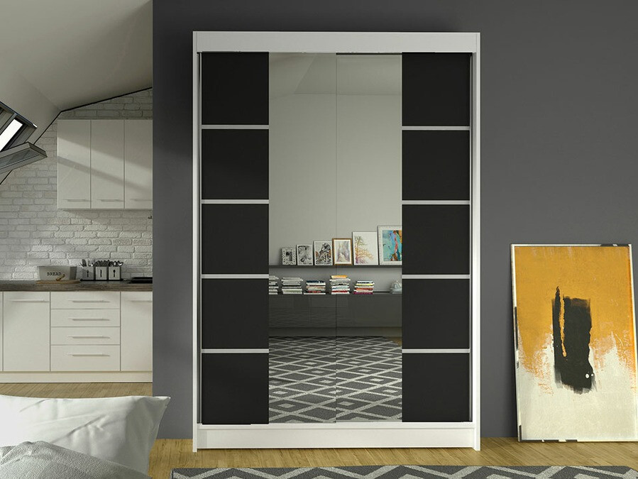 Ormar Closico Salvor V (Bijela + Crna)