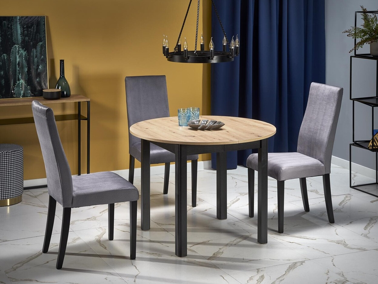 Stol Houston 961 (Hrast Artisan + Crna)