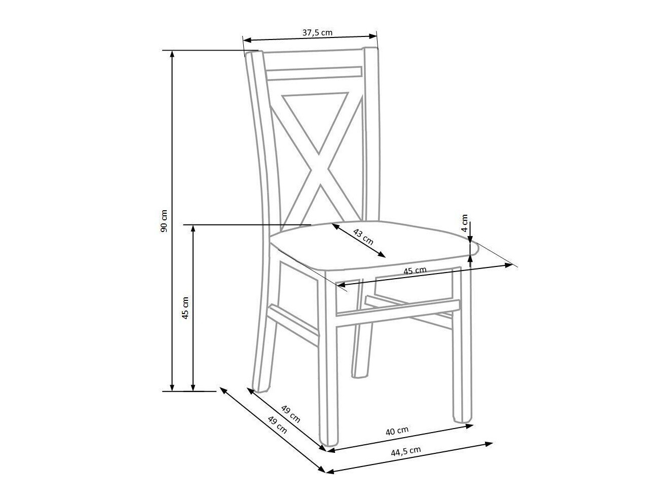 Stolica Houston 259 (Bijela)