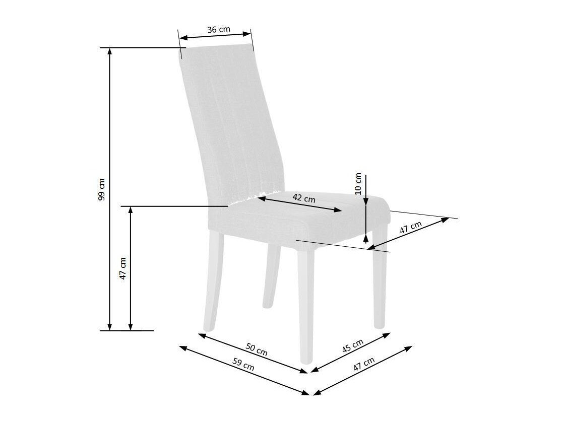 Stolica Houston 684 (Tamno plava + Crna)