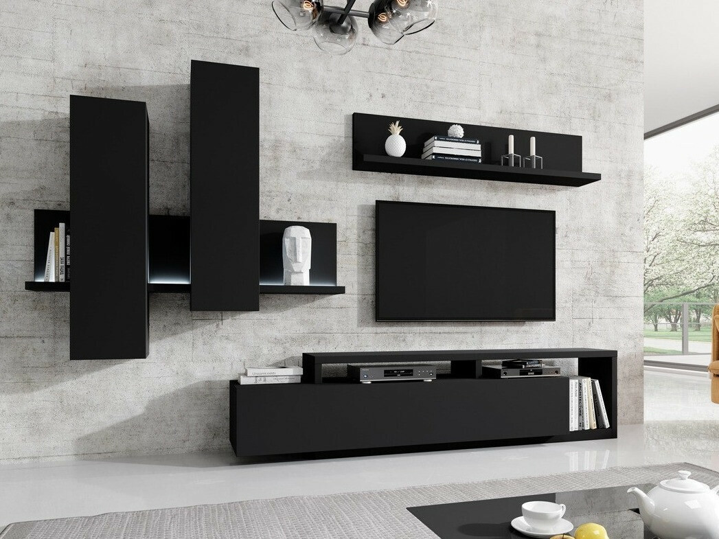 Dnevni boravak Lutiva 100 (Mat crna)