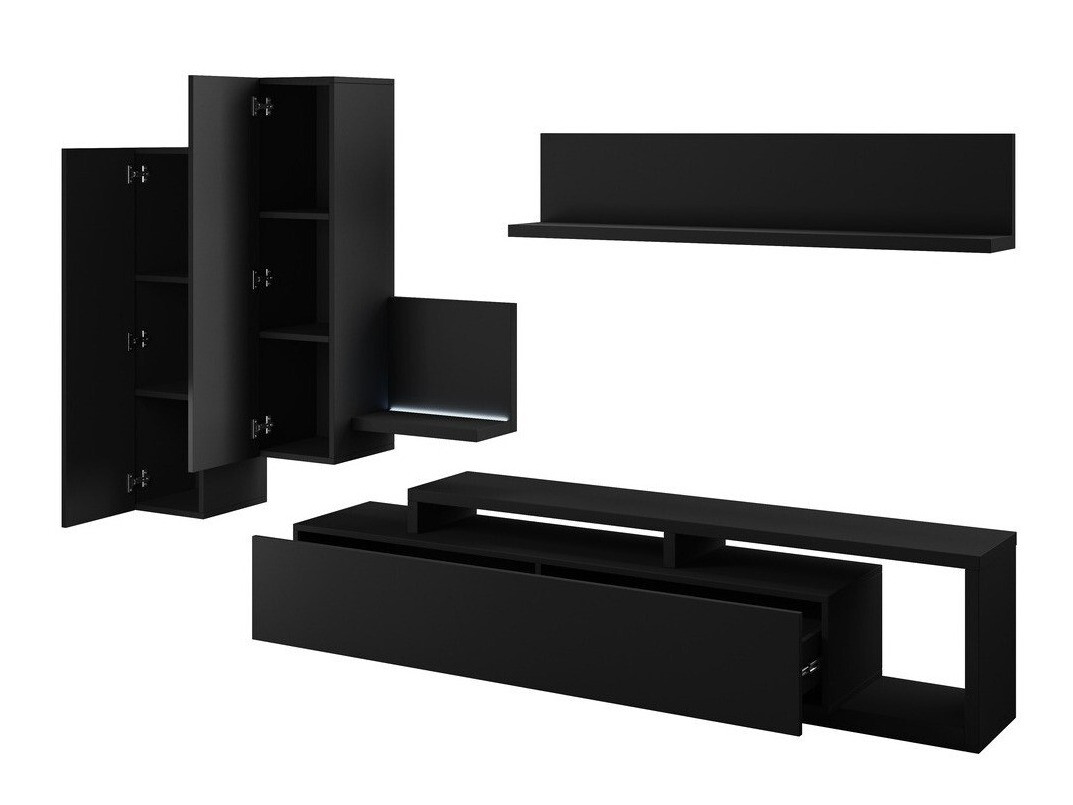 Dnevni boravak Lutiva 100 (Mat crna)