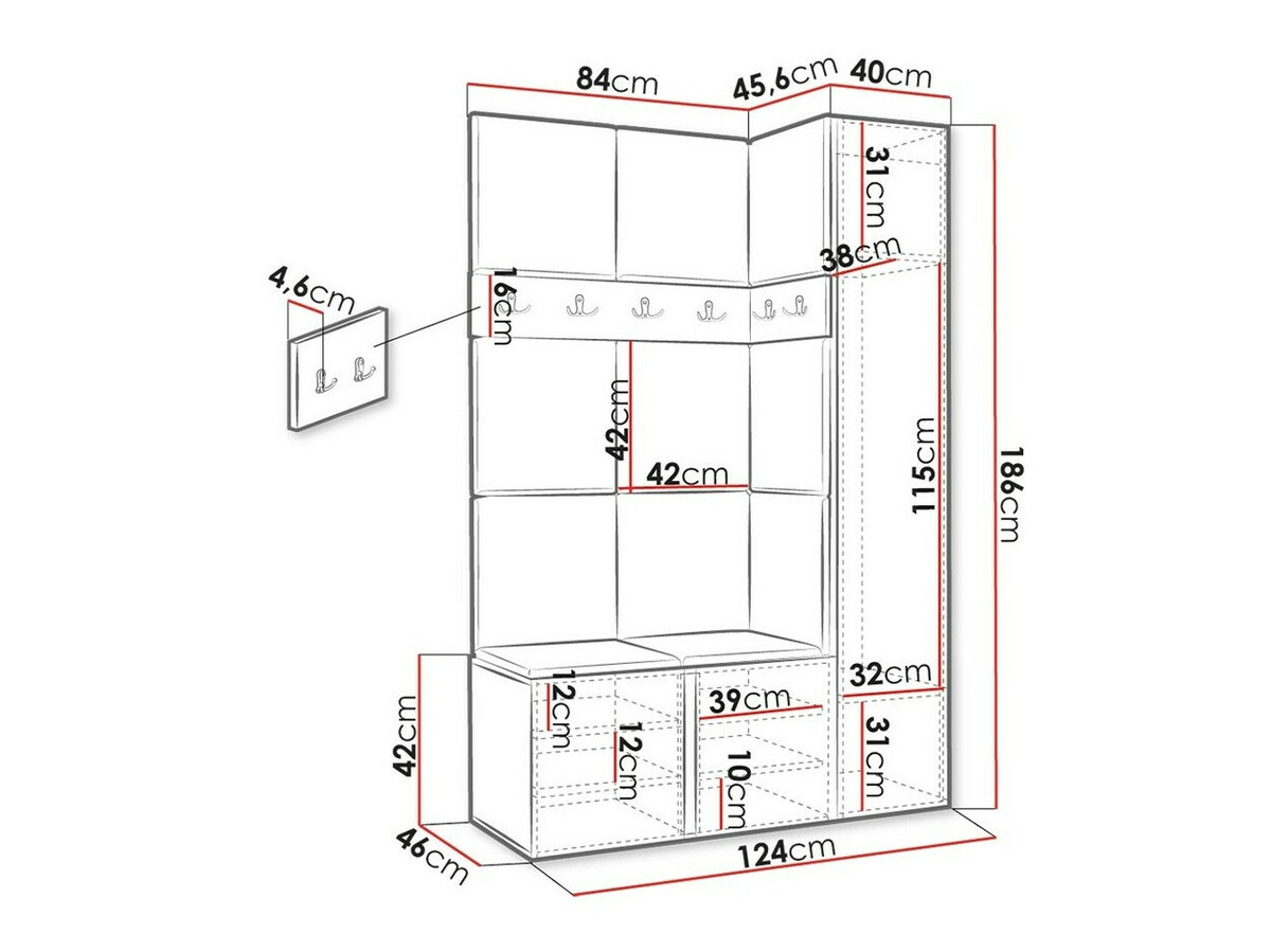 Set za hodnik Hartford 277 (Manila 16)