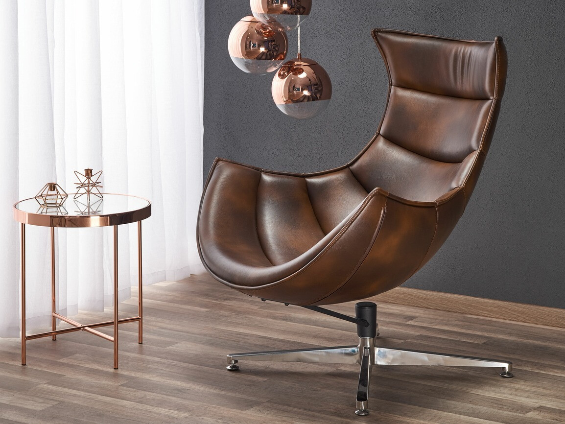 Fotelja Houston Laetus (Smeđa)