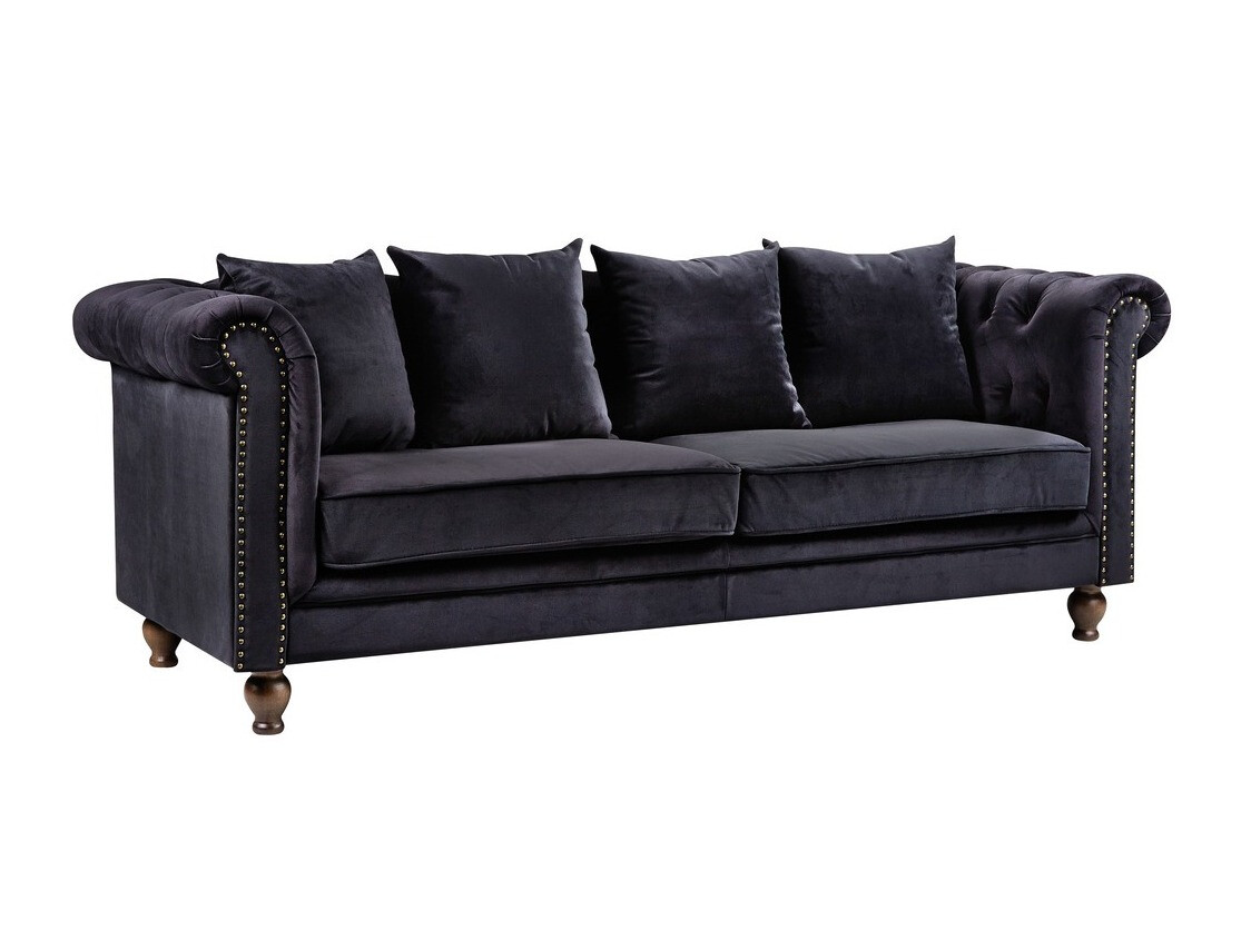 Sofa chesterfield Dallas 255 (Crna)