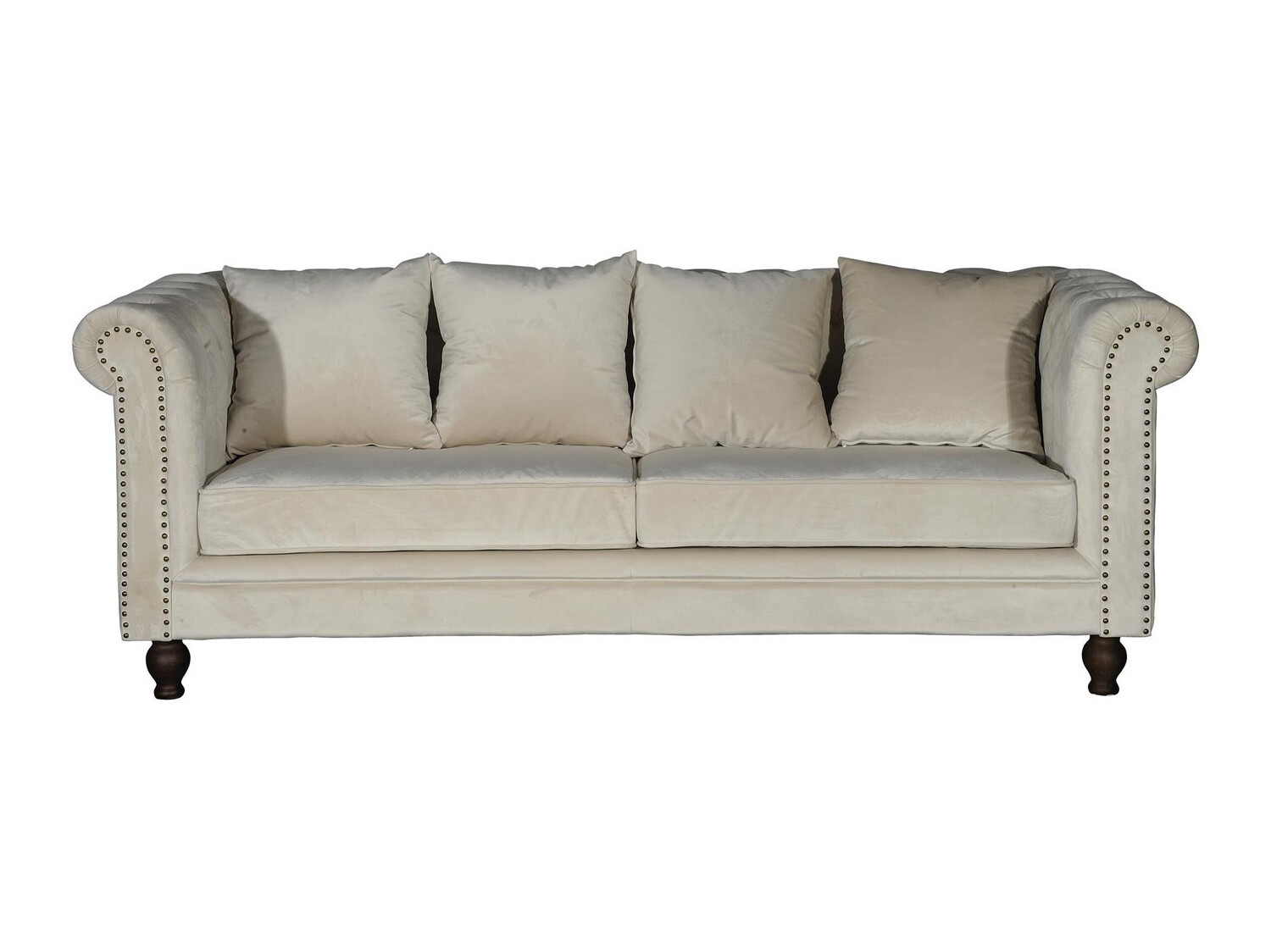 Sofa chesterfield Dallas 255 (Krem)