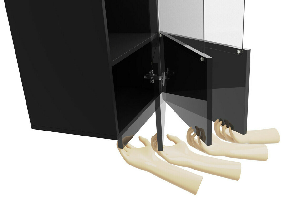 Set za dnevni boravak Tivdalu 105 (Bijela + Sjajno bijela)