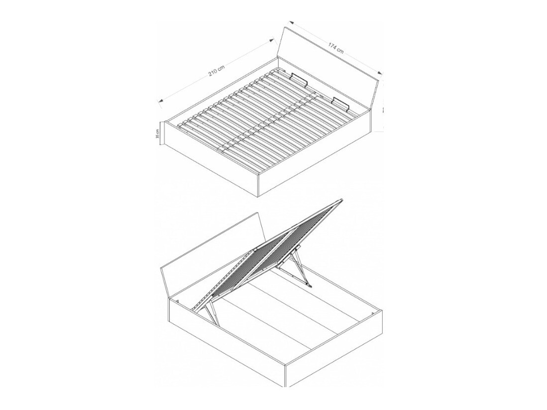 Krevet Elicavo 103 (Wenge)