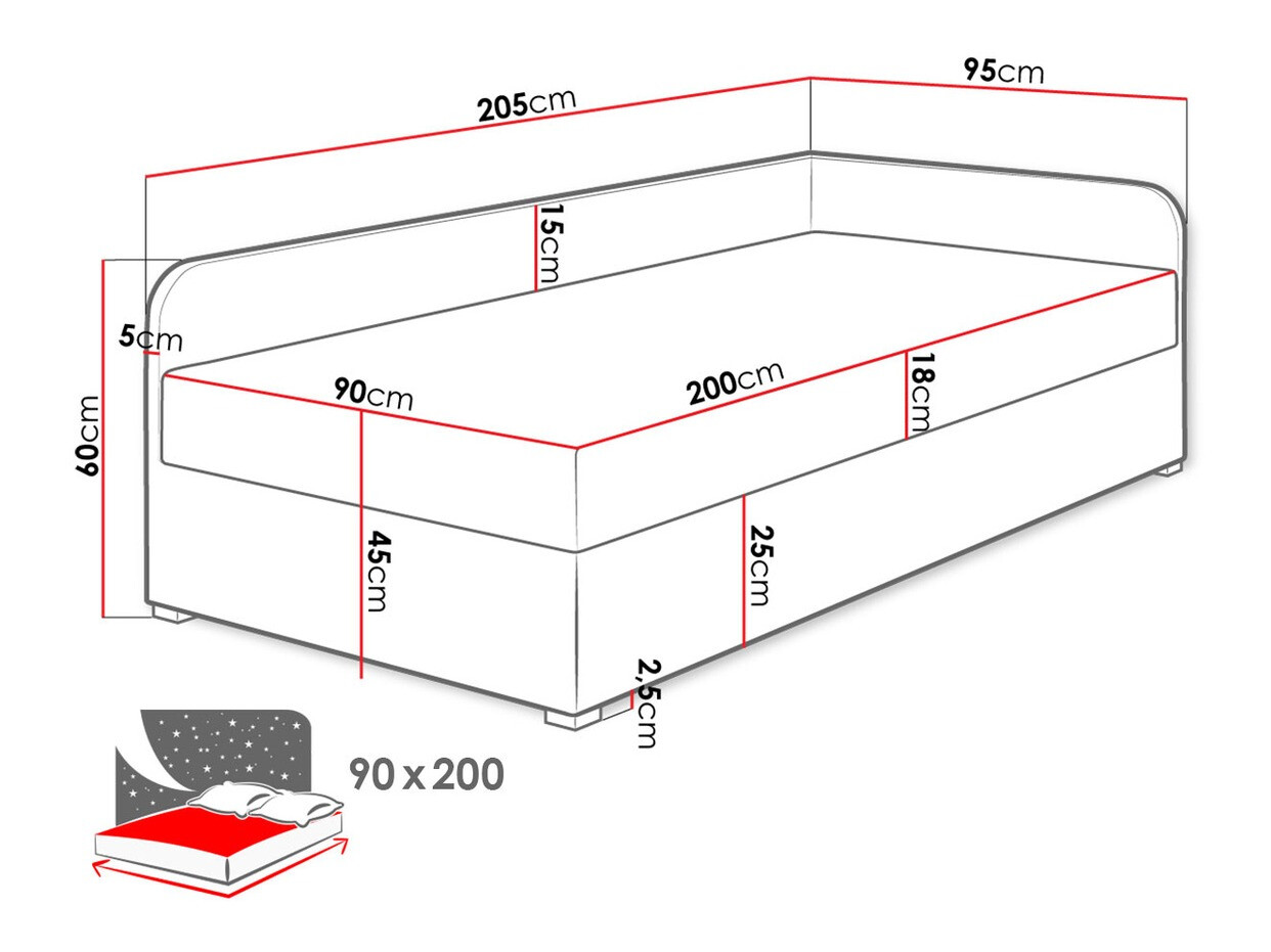 Krevet Noma (Lux 23 + Lux 06)
