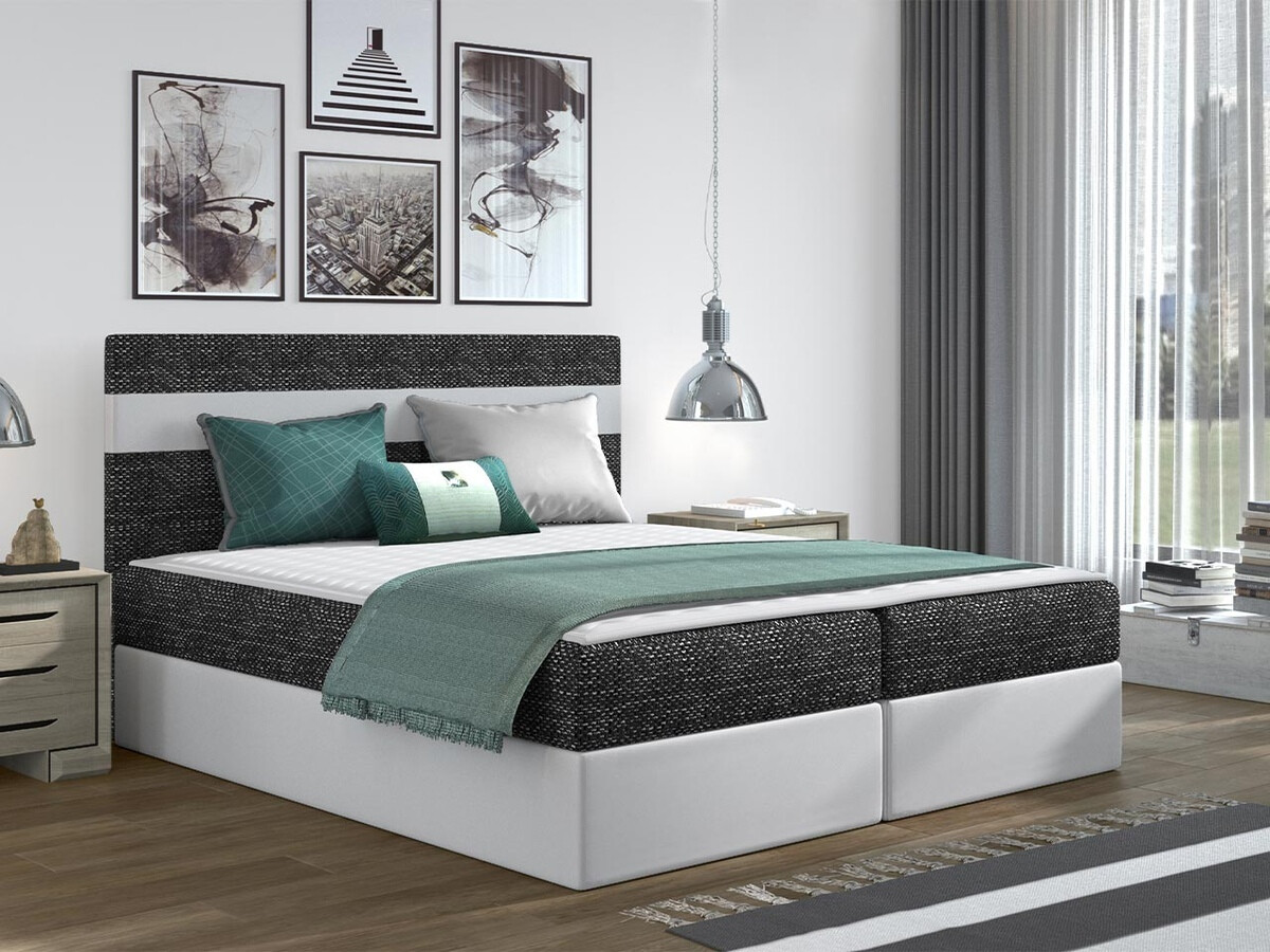 Boxspring krevet Memphis 101 (Lawa 06 + Soft 017)