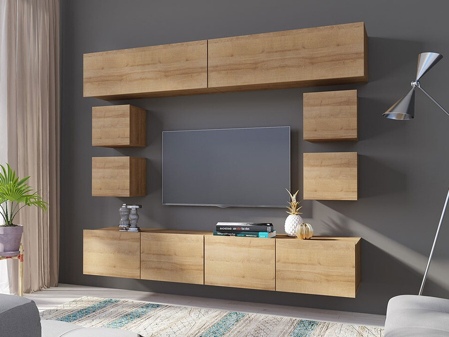 Set za dnevni boravak Tivdalu 134 (Zlatni hrast)