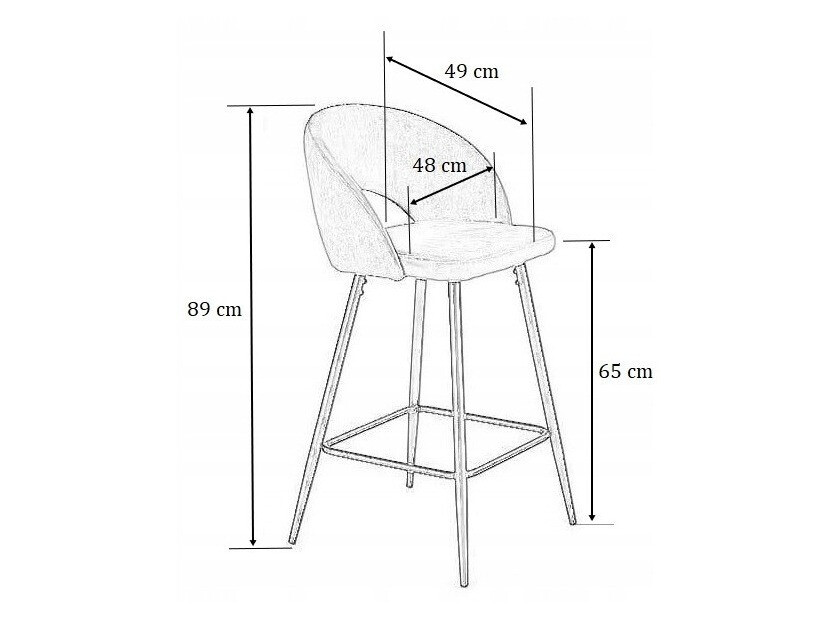 Polubarska stolica Houston 881 (Tamnozelena + Crna)