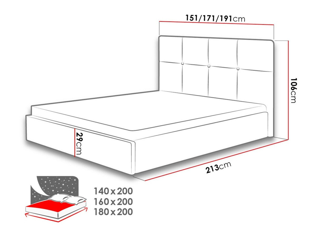 Krevet ComfiDream Celen (Sawana 21)