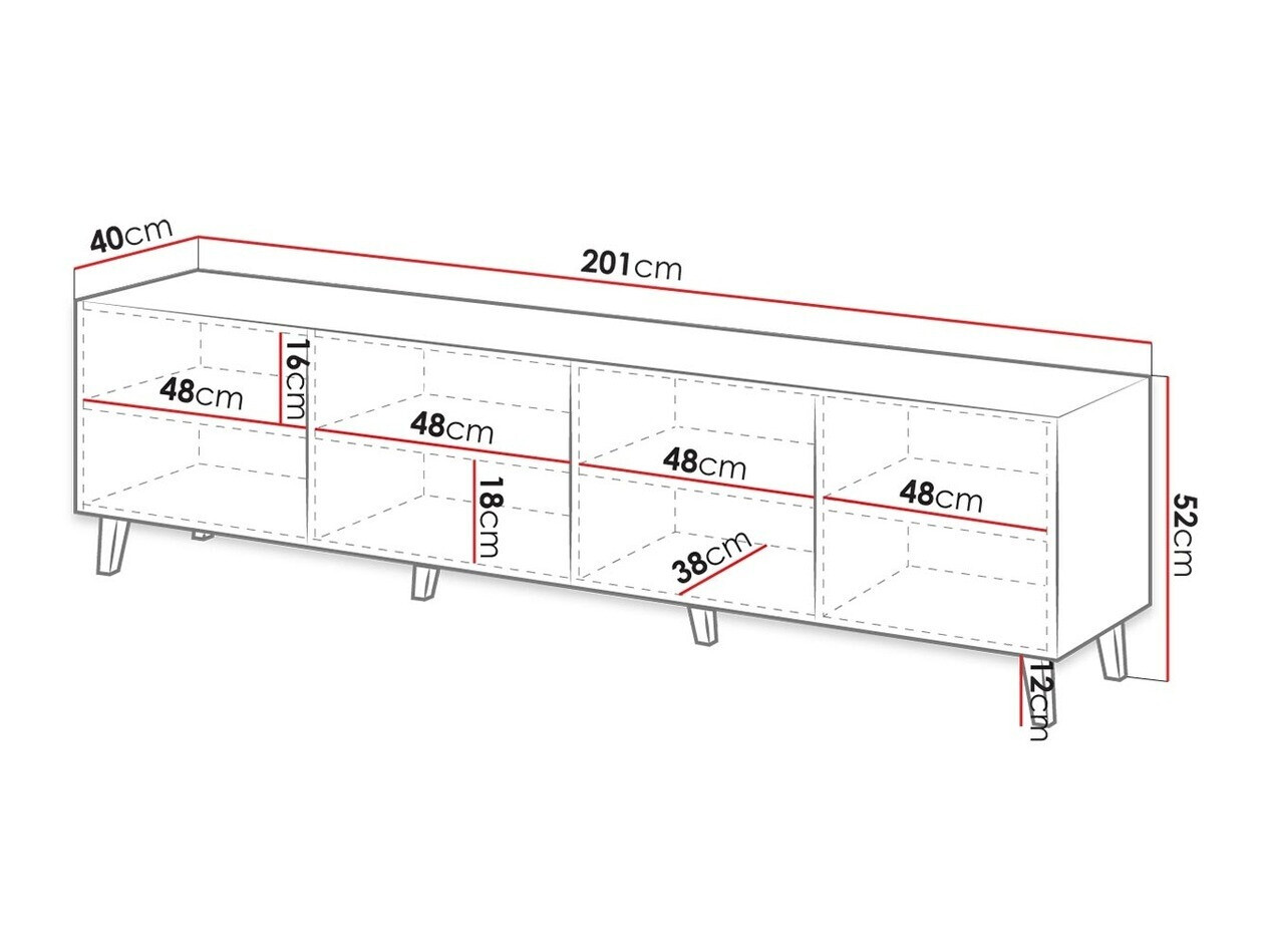 TV stol Dicto I (Bijela)