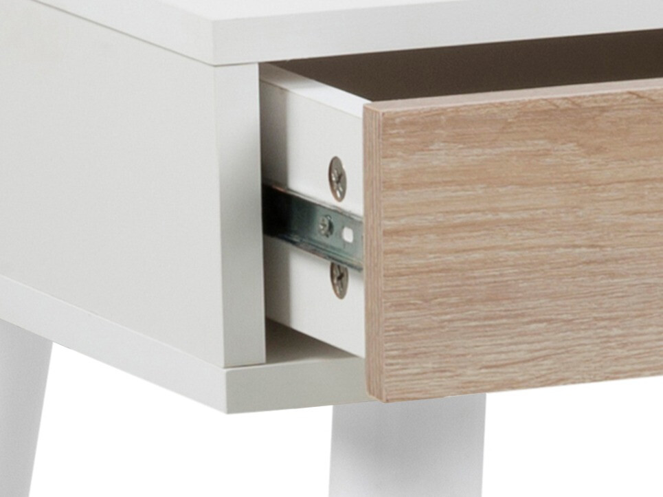 Uredski stol Norsica 113 (Bijela + Hrast)