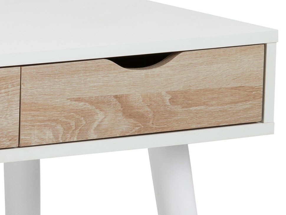 Uredski stol Norsica 113 (Bijela + Hrast)