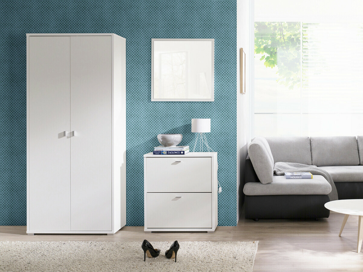 Ormarić za cipele Fenmora 101 (Bijela)