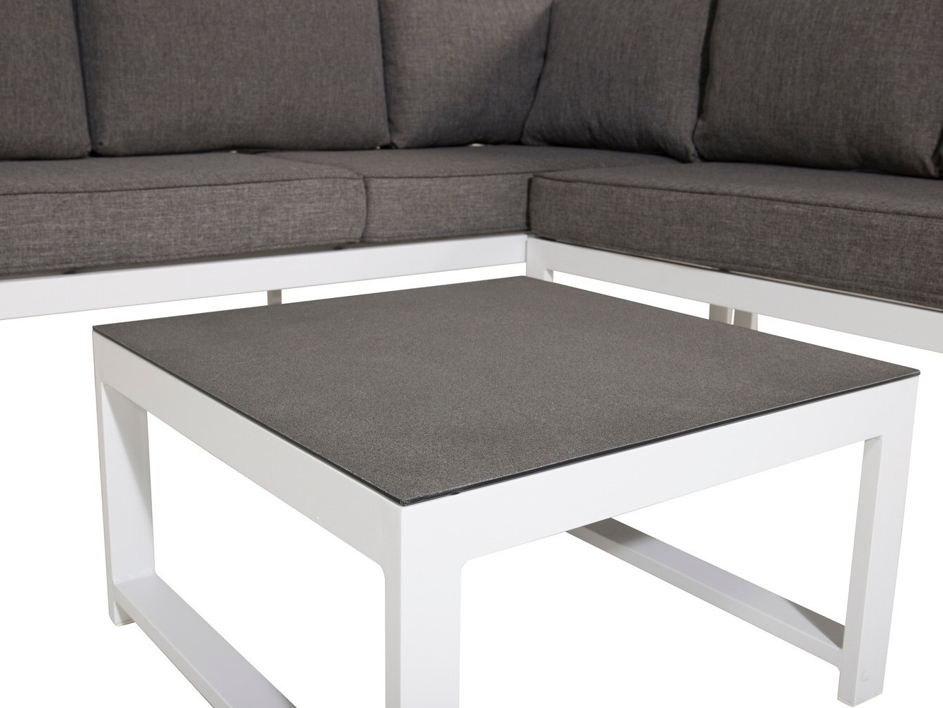 Set vrtnog namještaja Dallas 773 (Bijela + Siva)