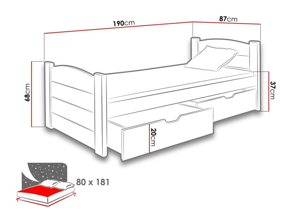 Krevet Henderson 125