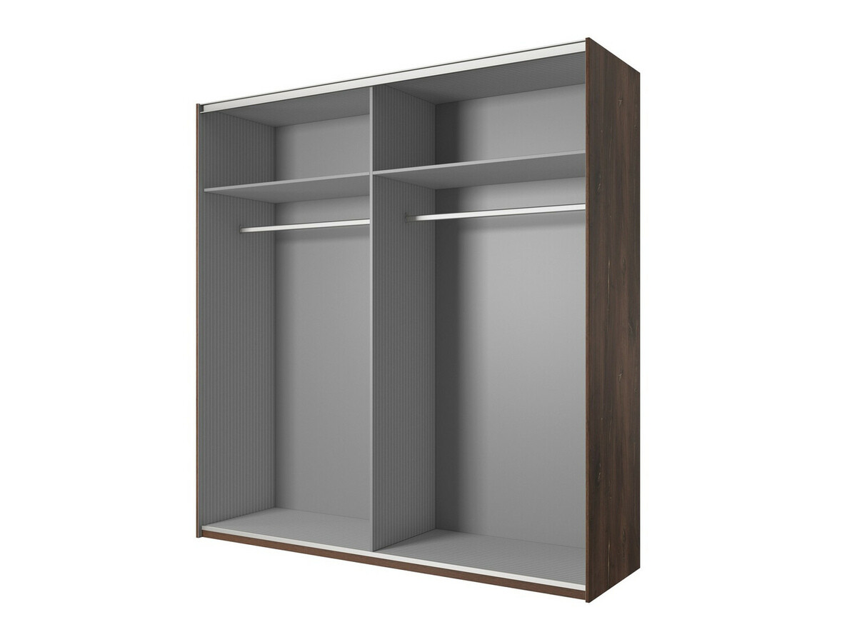 Set za spavaću sobu Felelie 107 (Tamni hrast Flagstaff + Bakar)