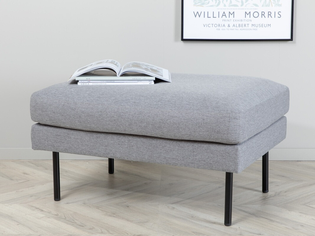 Meka klupa Fercame 104 (Siva + Crna)