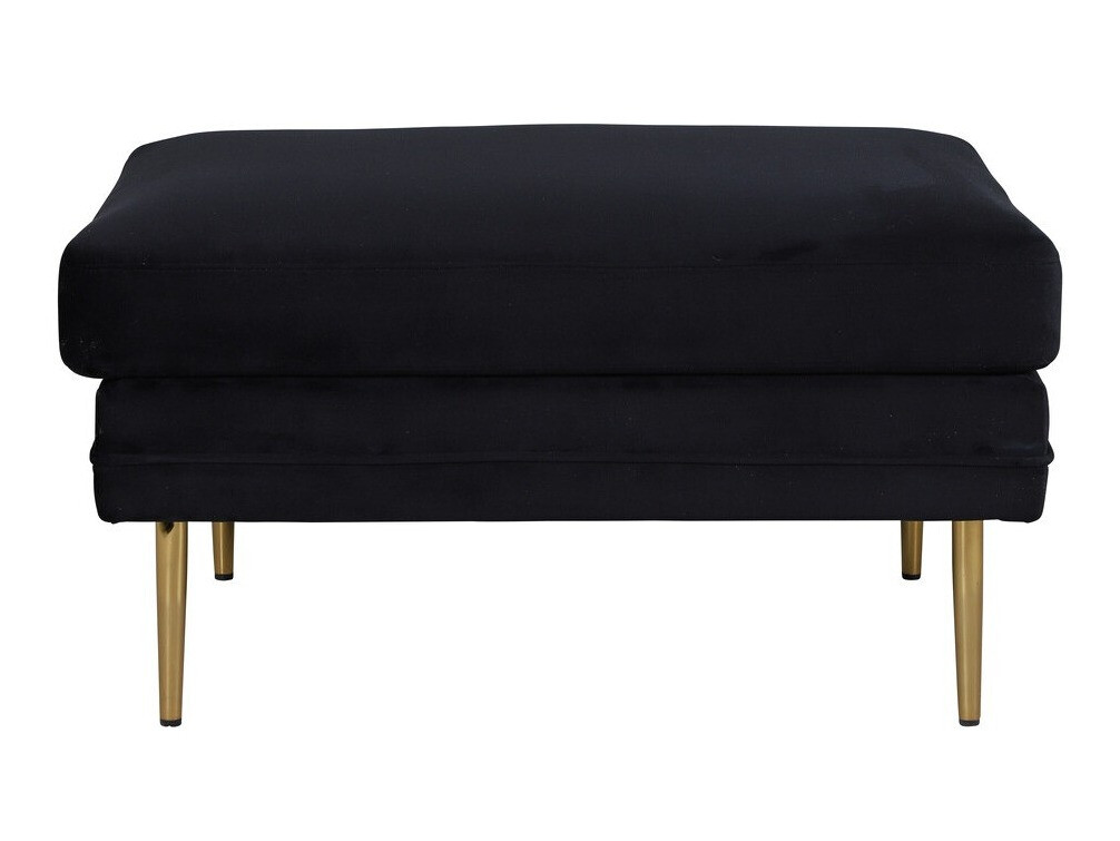 Tapecirana klupa Dallas 2653 (Crna + Zlatna)