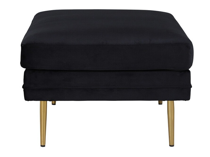 Tapecirana klupa Dallas 2653 (Crna + Zlatna)