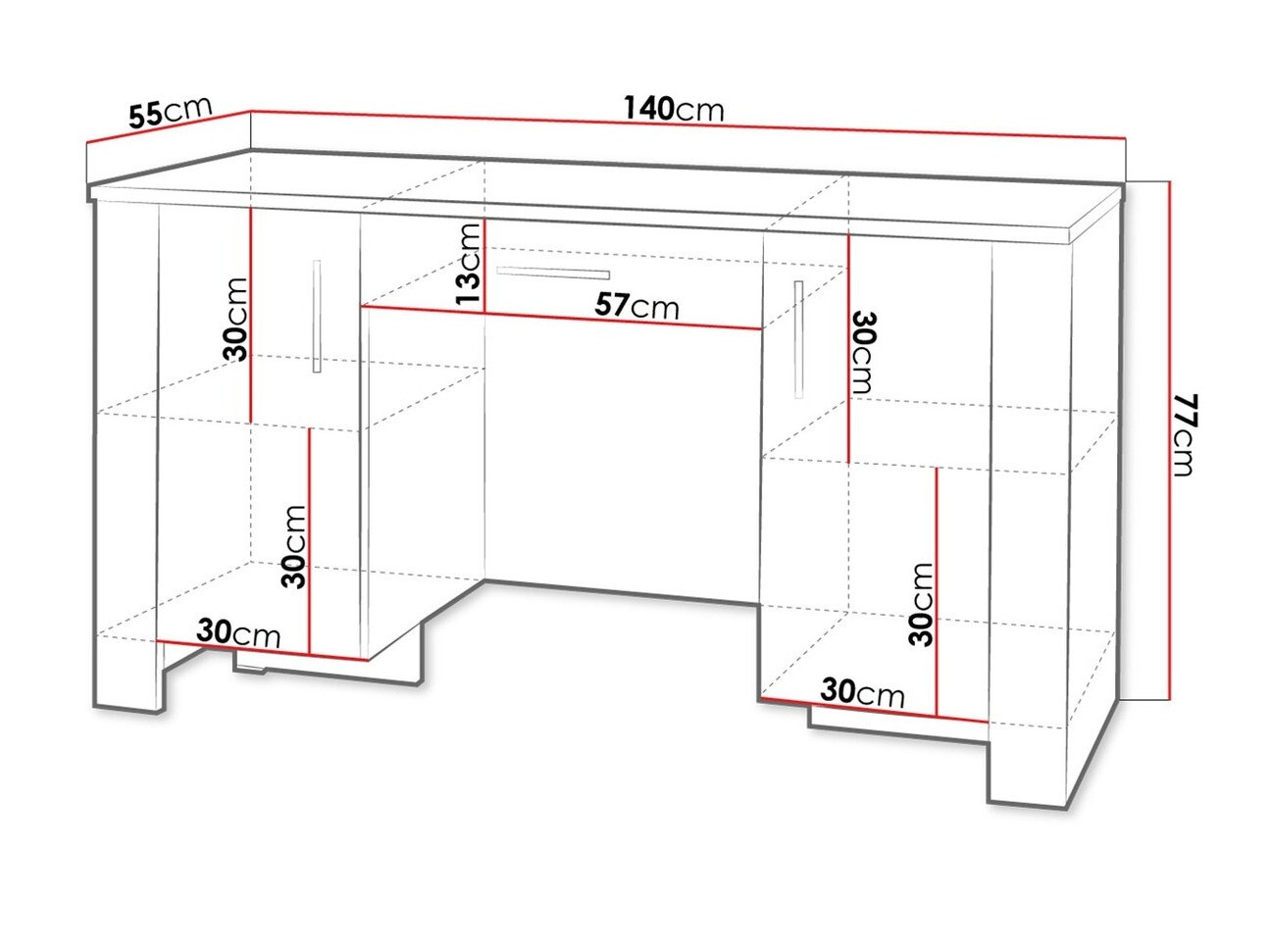 Uredski stol Melfeli 114 (Sonoma hrast)