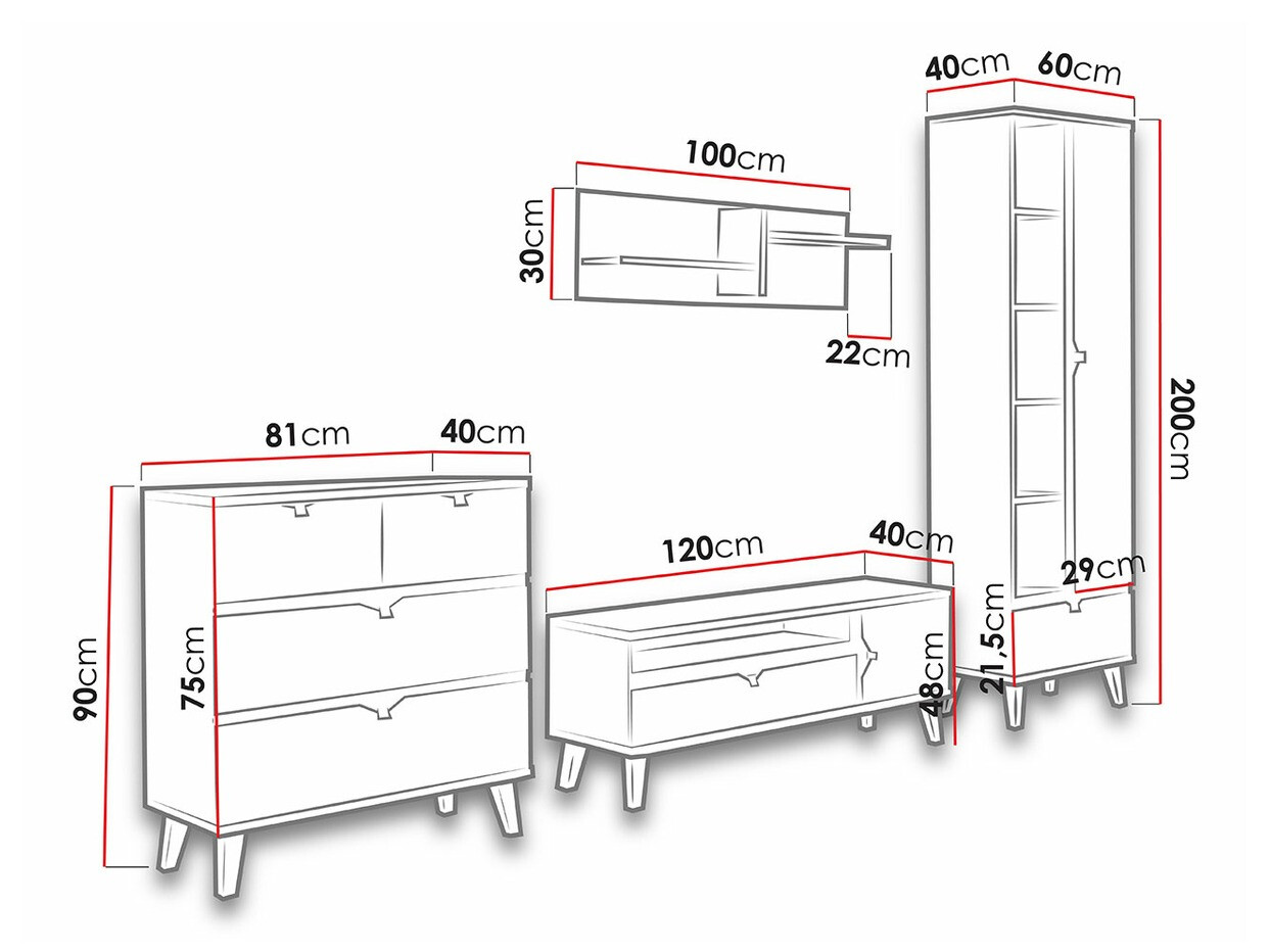 Set za dnevni boravak Etrmoru 144