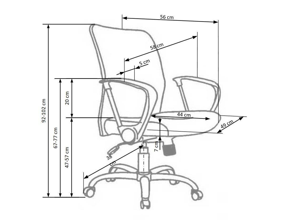 Uredska stolica Houston 108 (Crna)